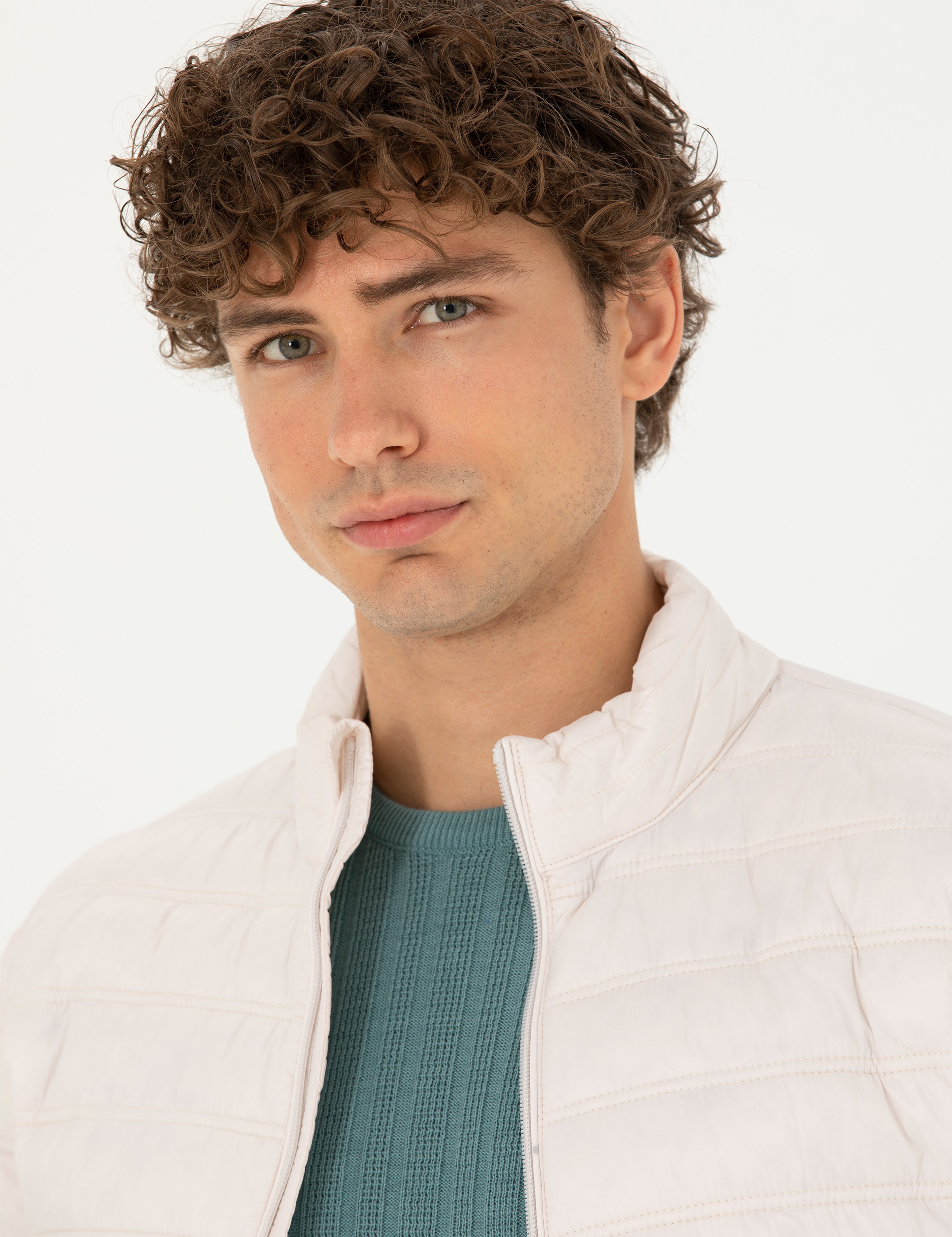 Bej Cropped Slim Mont - Image 2