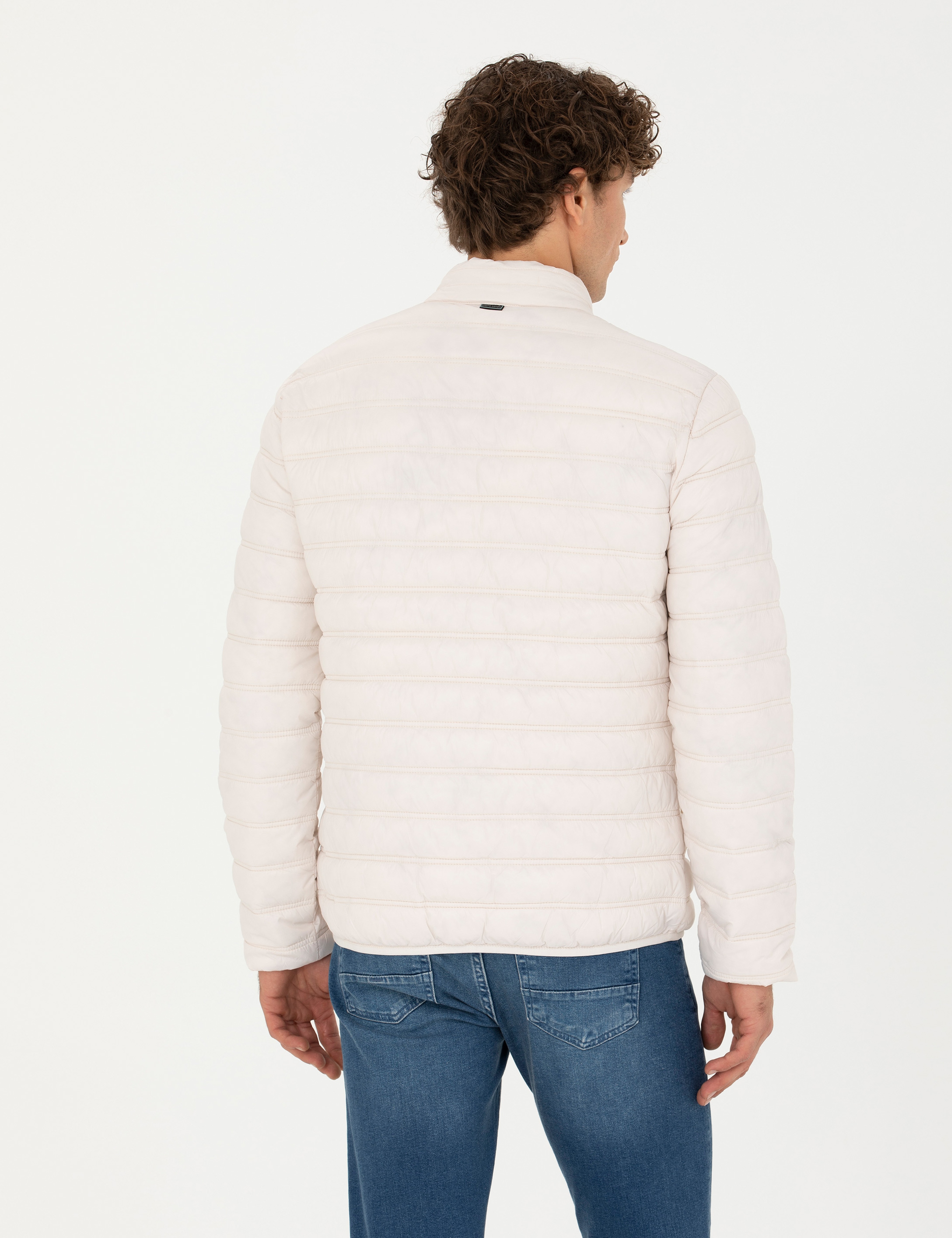 Bej Cropped Slim Mont - Image 5