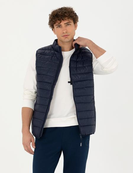 Lacivert Slim Fit Yelek - 50277246005