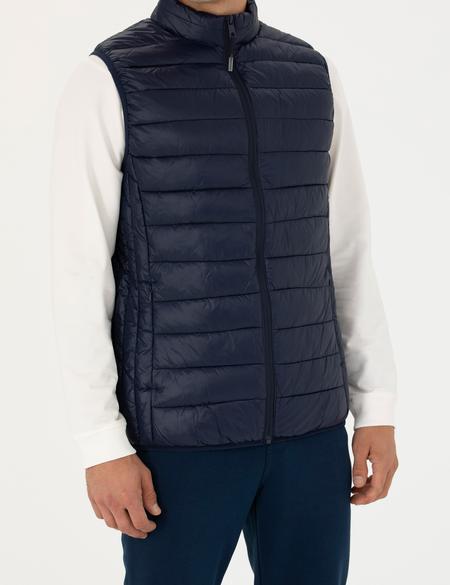 Lacivert Slim Fit Yelek - 50277246005