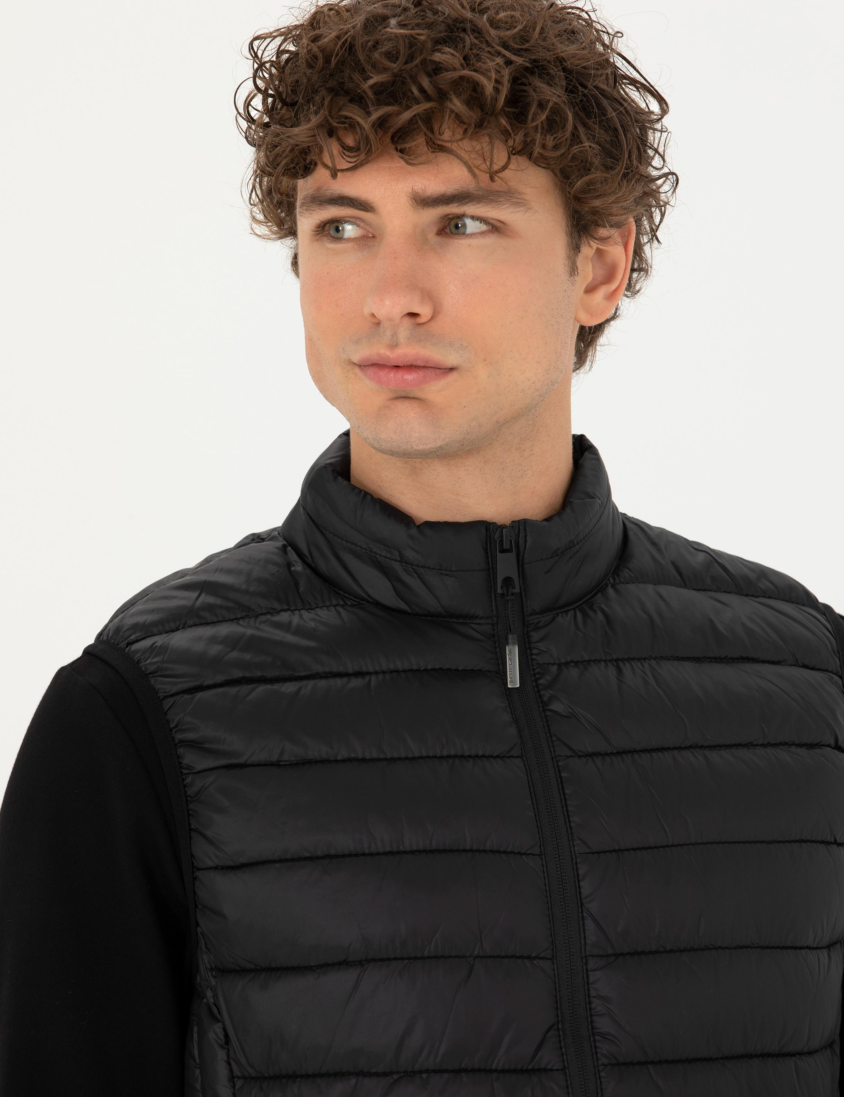 Siyah Slim Fit Yelek