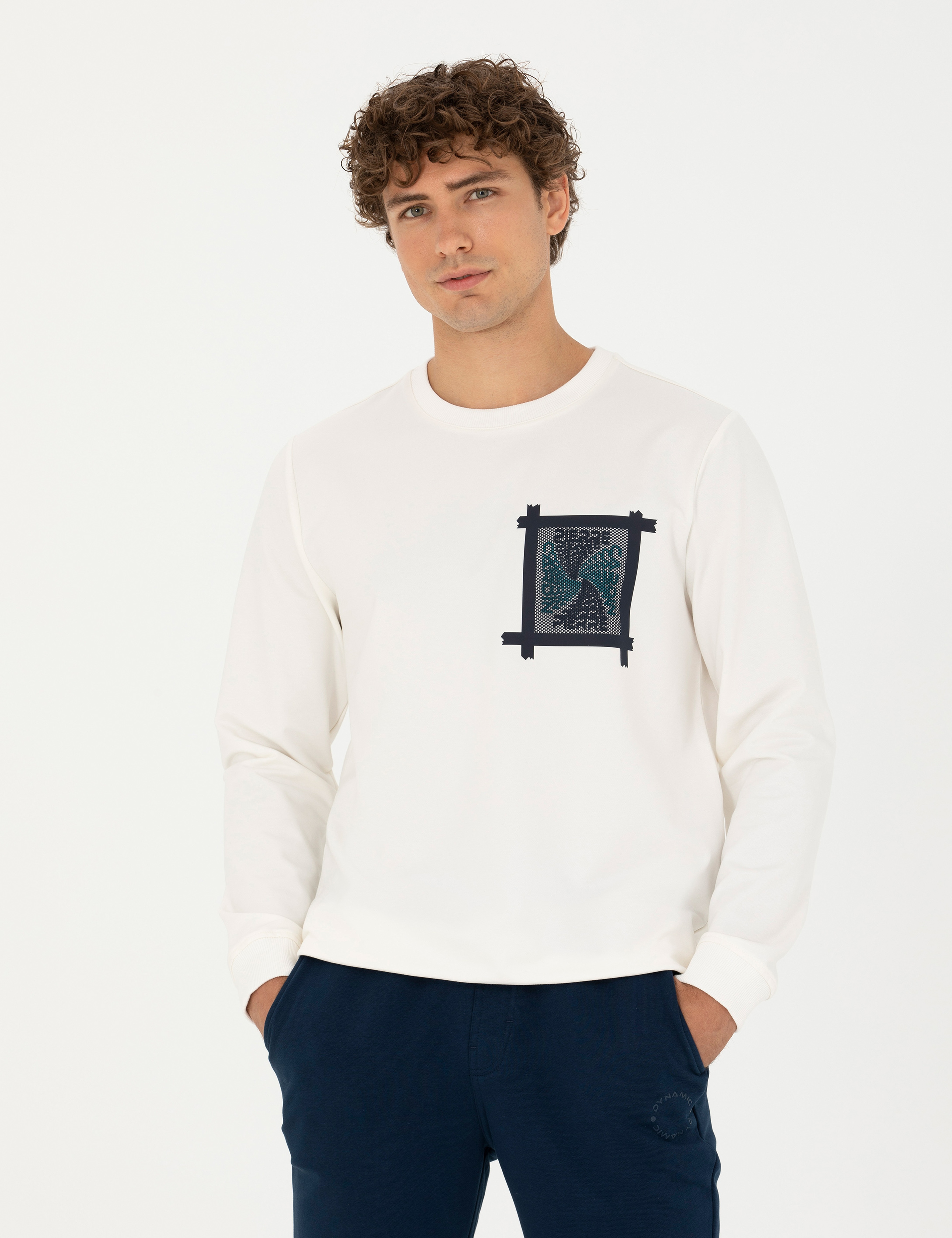 Ekru Sweatshirt - Image 1