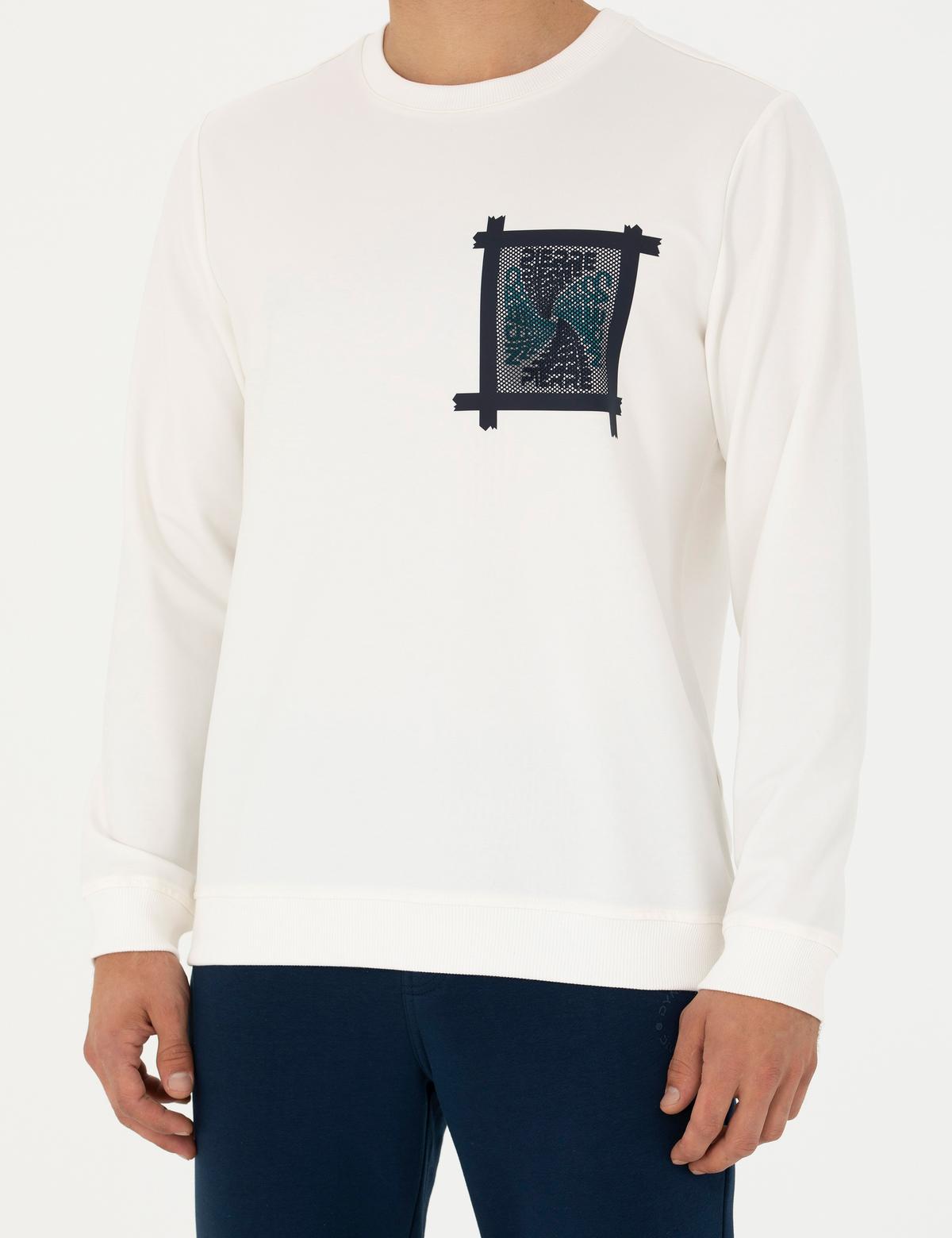 Ekru Sweatshirt - 50273400017