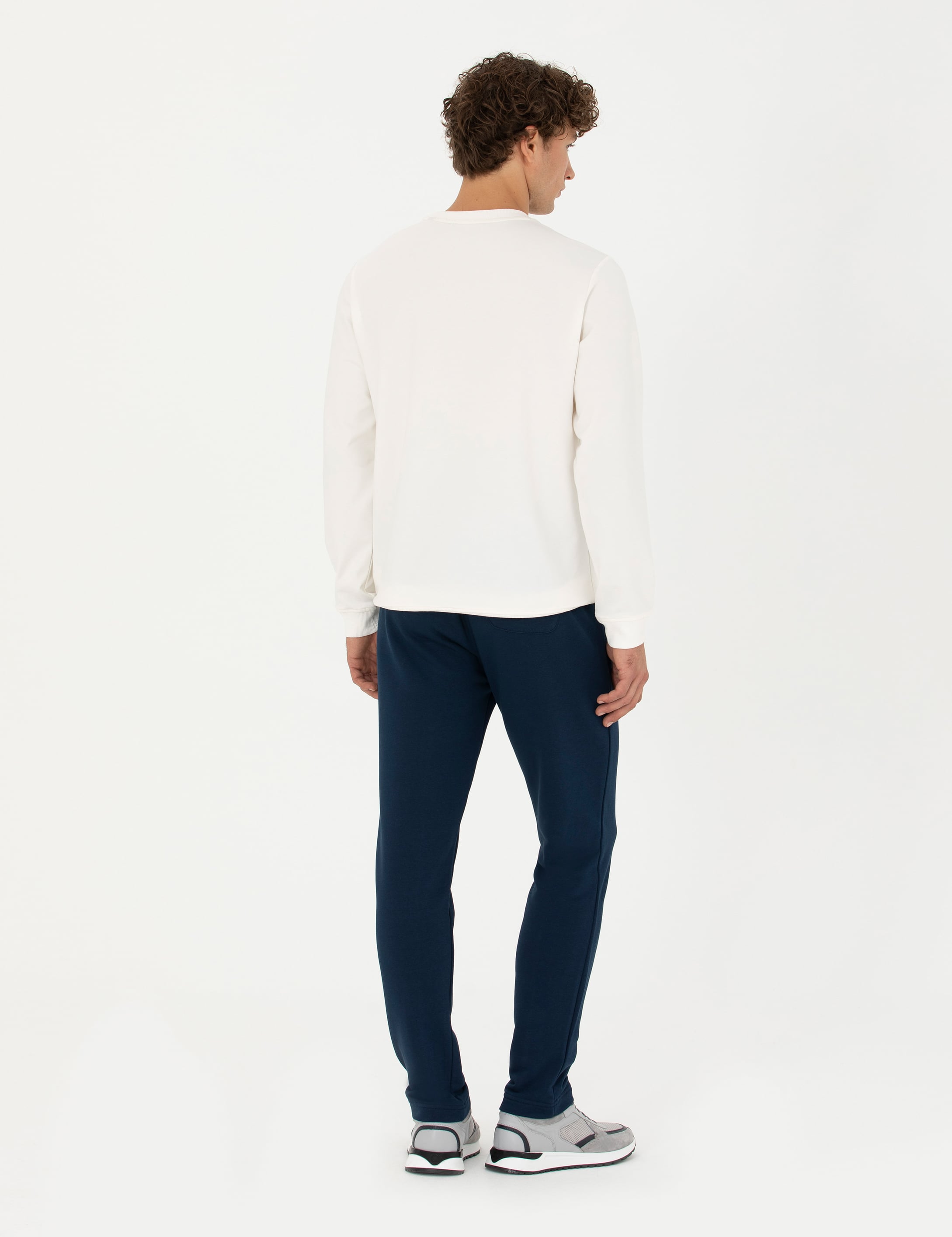 Lacivert Slim Fit Eşofman Altı