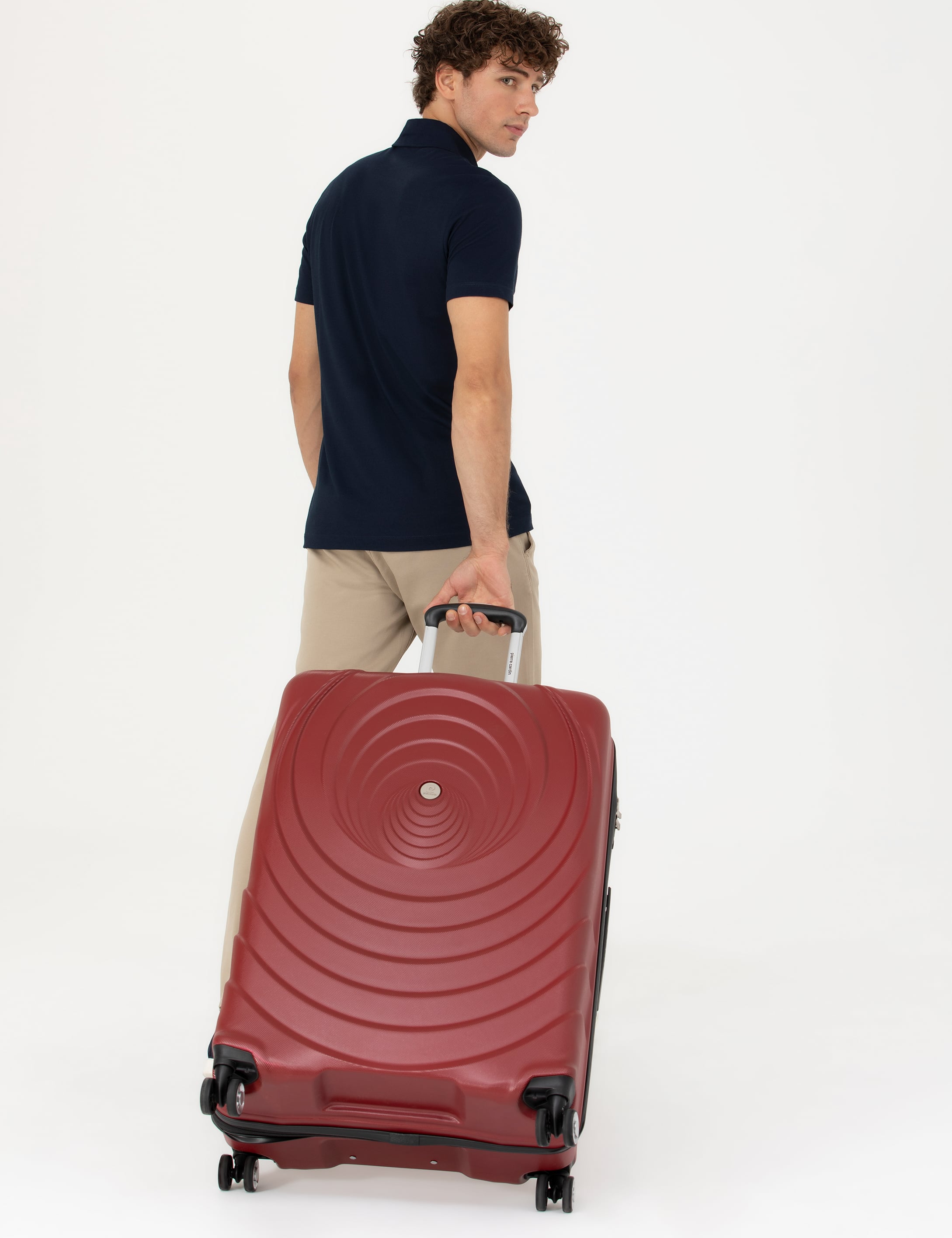 Bordo Büyük Boy Valiz - Image 1