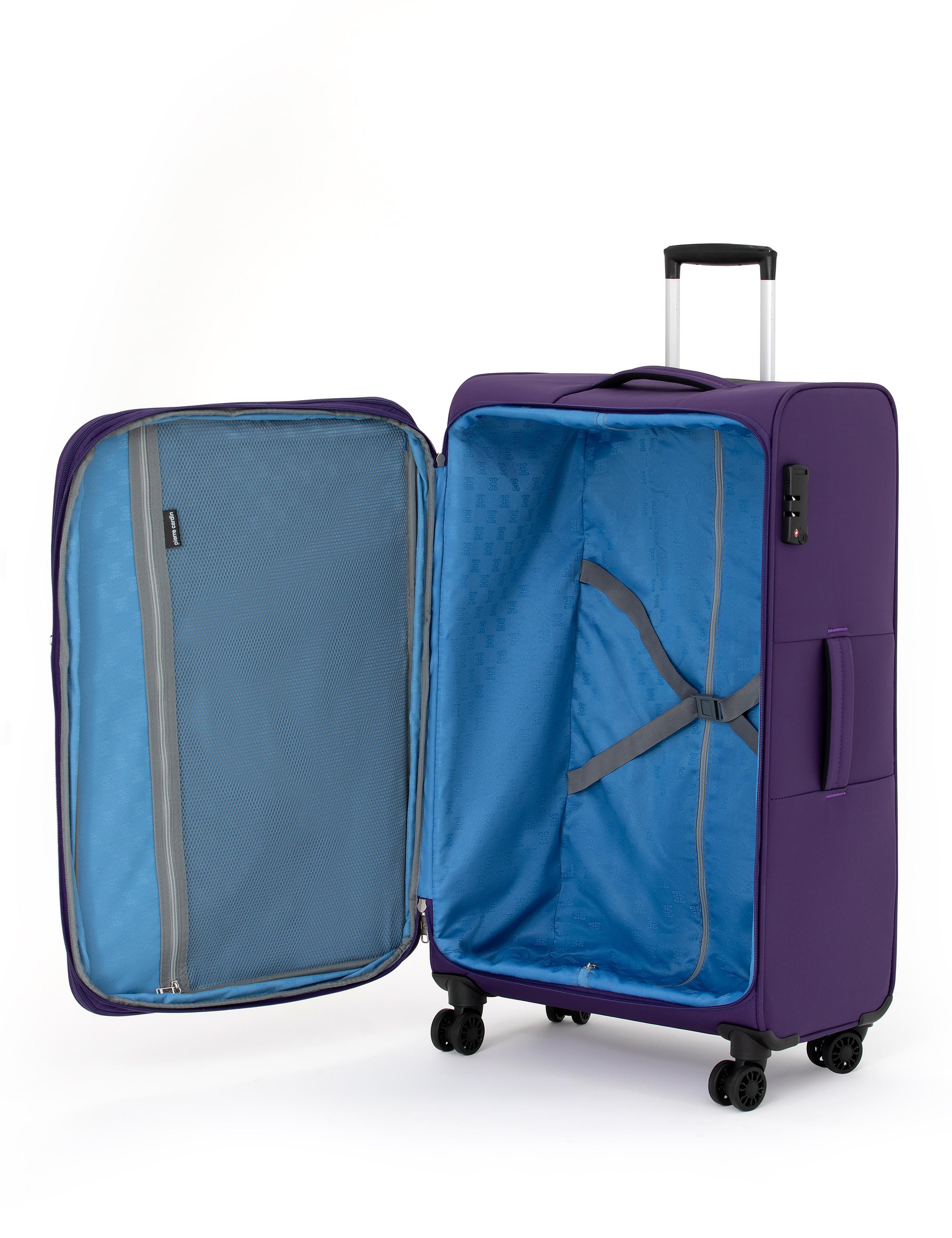 Mor Büyük Boy Kumaş Valiz