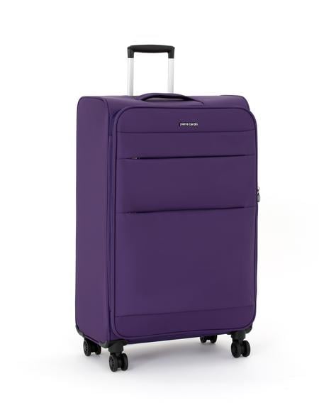 Mor Büyük Boy Kumaş Valiz - 50288817002