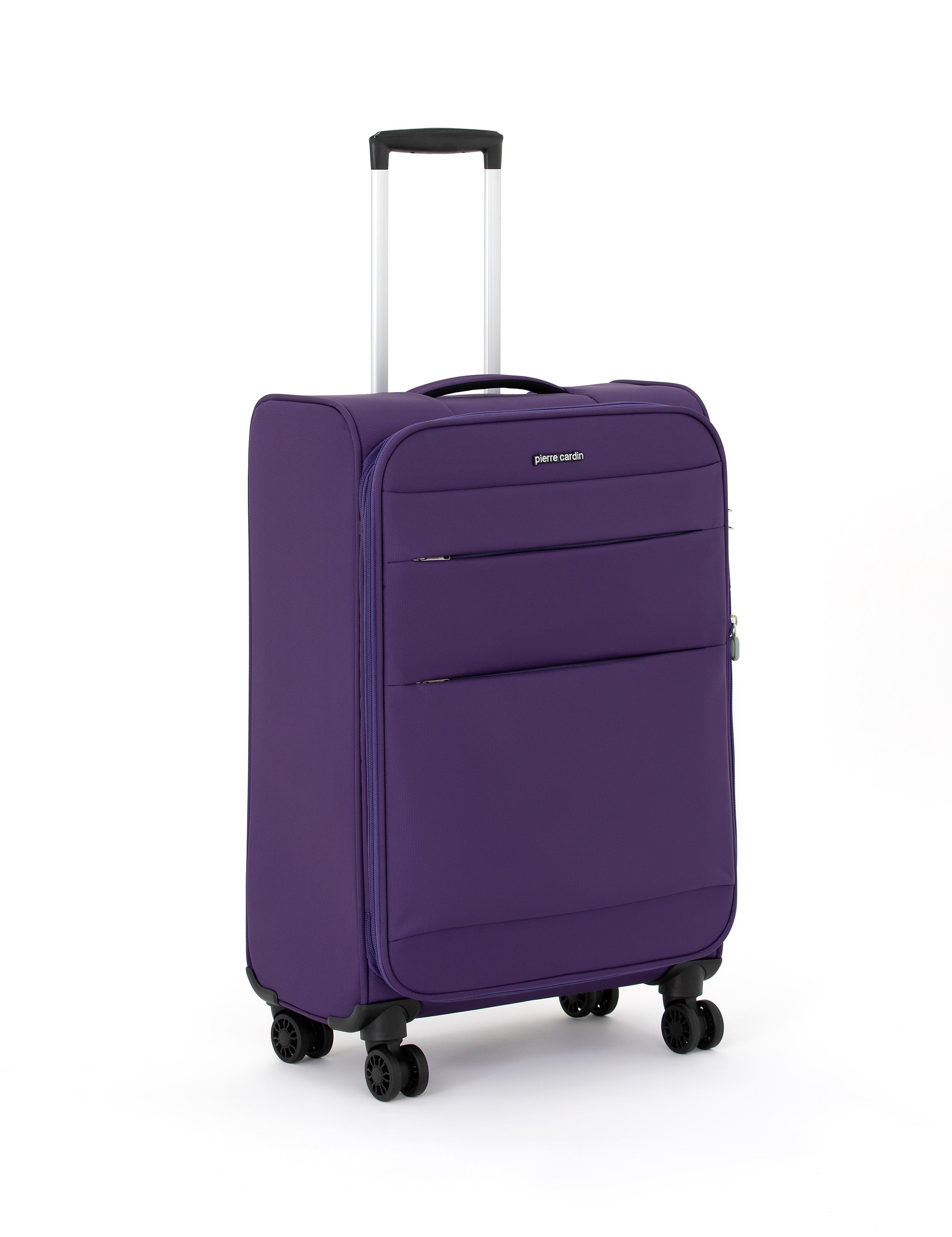 Mor Orta Boy Kumaş Valiz