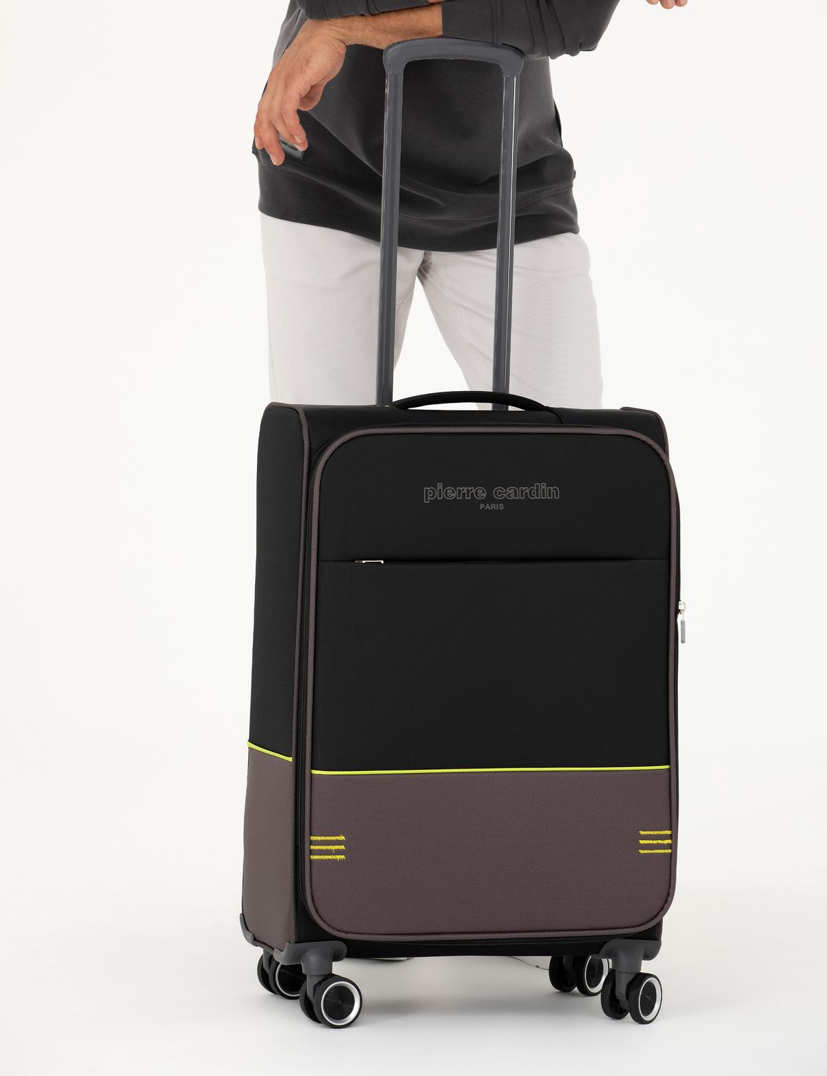 Siyah Orta Boy Kumaş Valiz - 50288821001