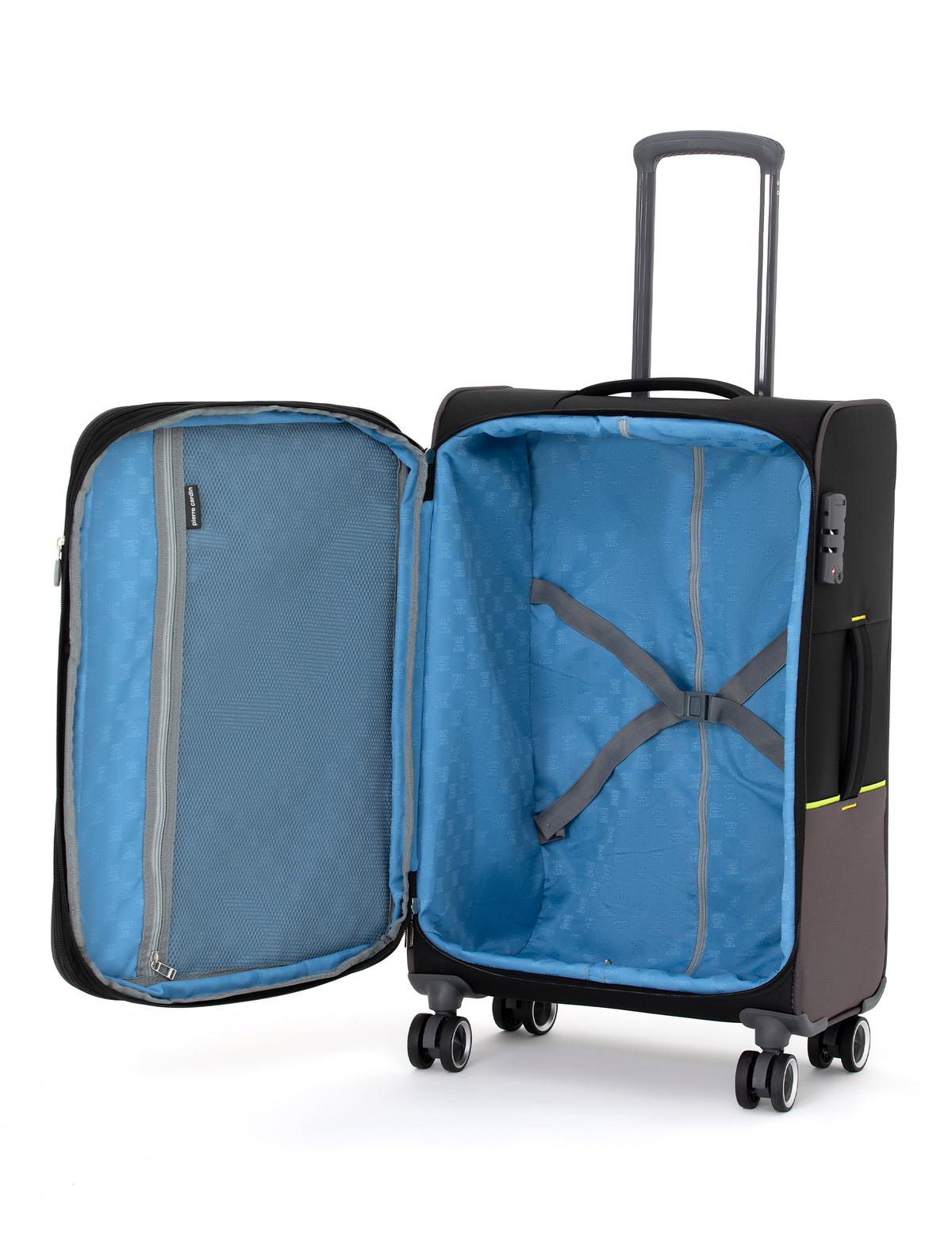 Siyah Orta Boy Kumaş Valiz - 50288821001