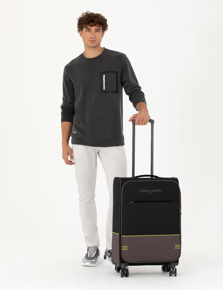 Siyah Orta Boy Kumaş Valiz - 50288821001