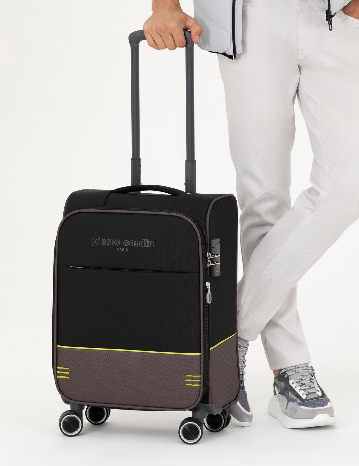 Siyah Kabin Boy Kumaş Valiz - 50288823001