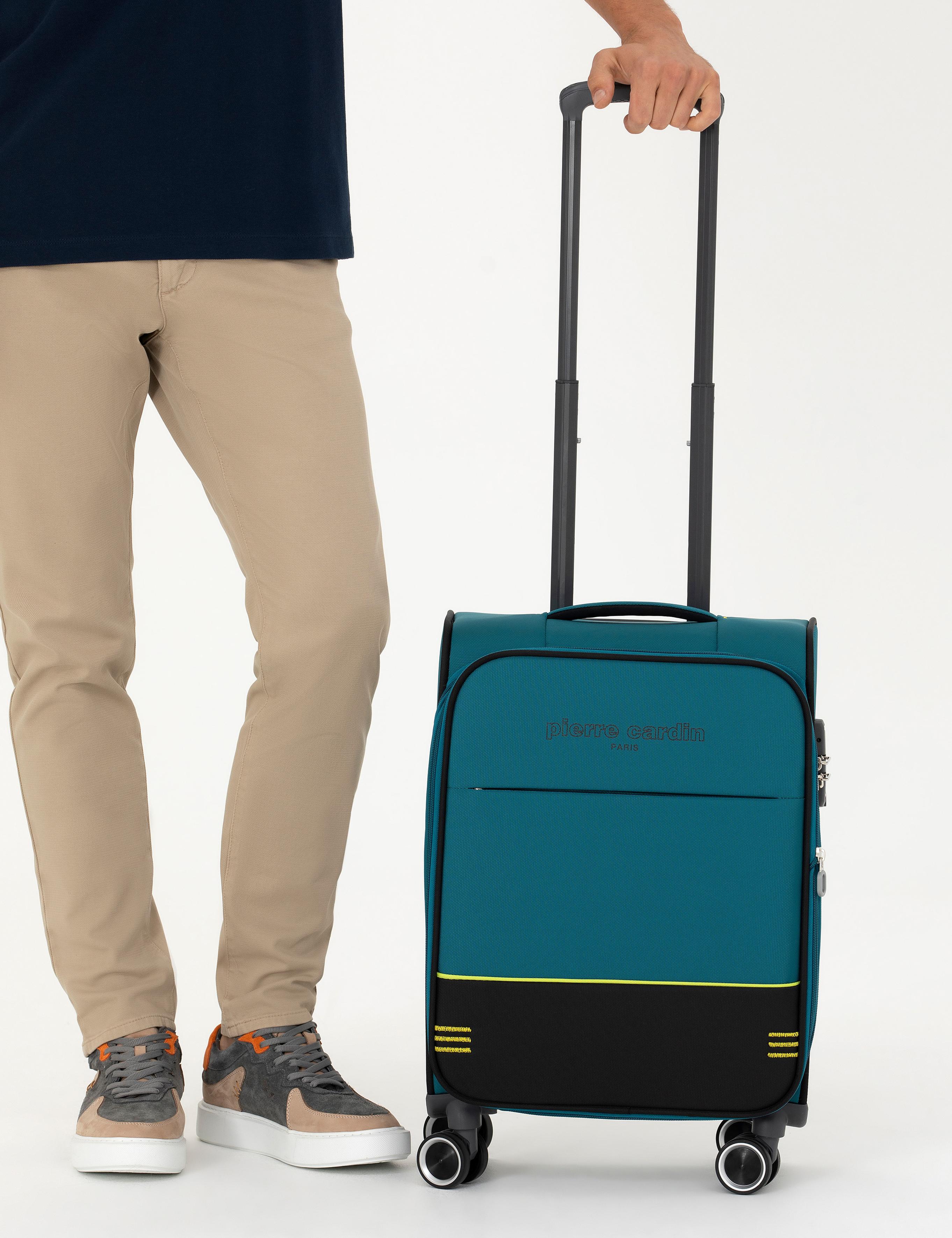 Petrol Kabin Boy Kumaş Valiz