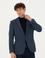Lacivert Ex. Slim Fit Yün Karışımlı Ceket