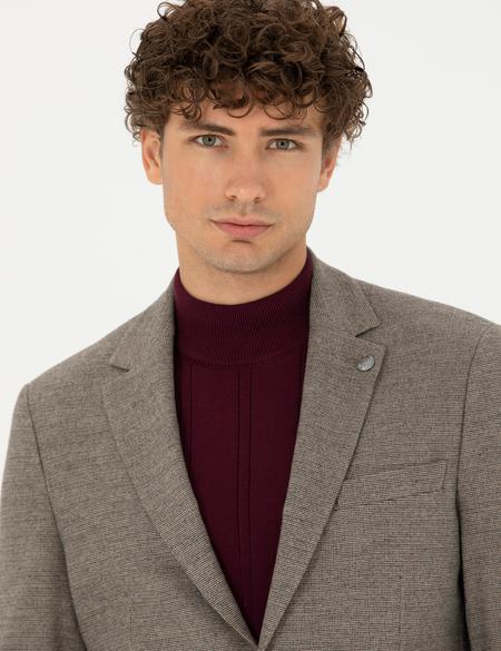 Bej Slim Fit Ceket - 50276546080