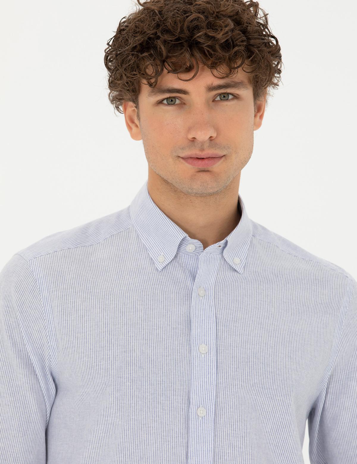 Mavi Slim Fit Uzun Kollu Gömlek - 50277750001