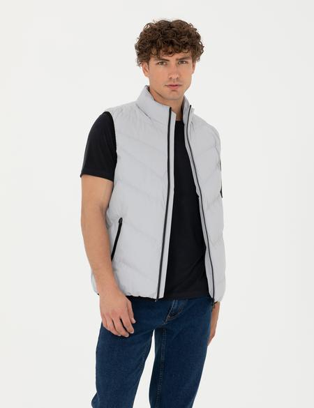 Açık Gri Yelek - 50273116029