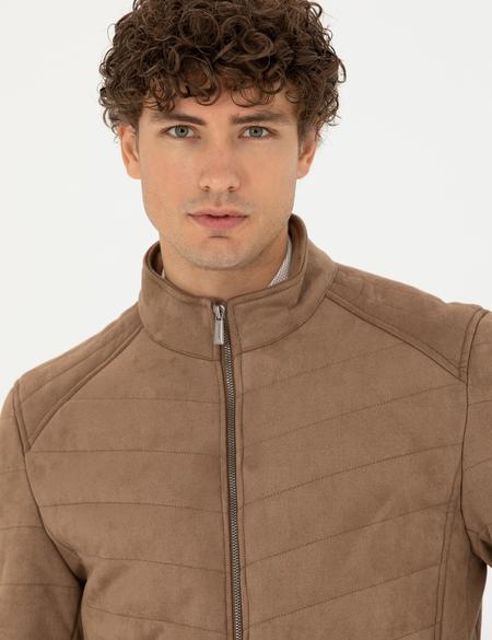 Vizon Suni Deri Ceket - 50280257014