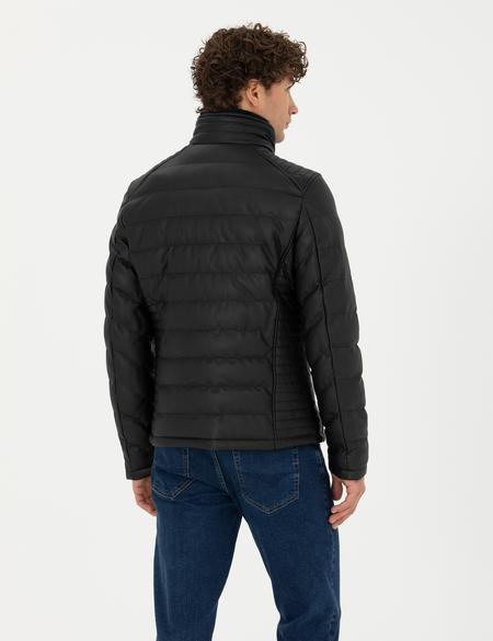 Siyah Suni Deri Mont - 50280299007