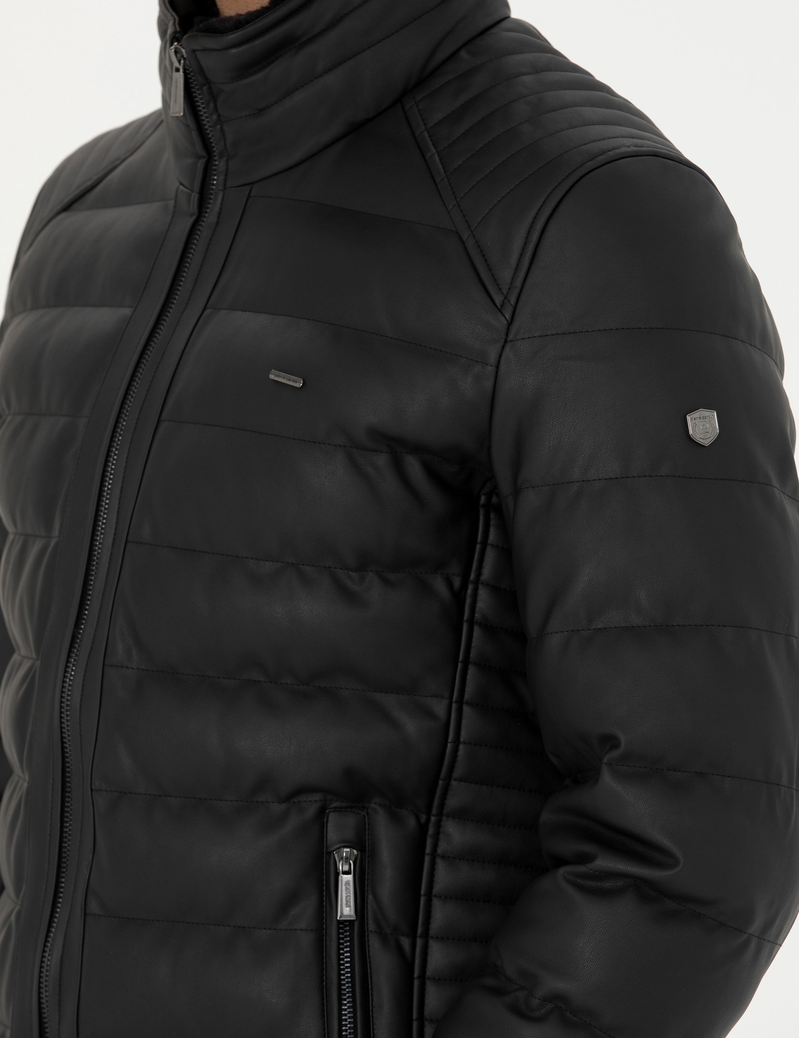 Siyah Suni Deri Mont