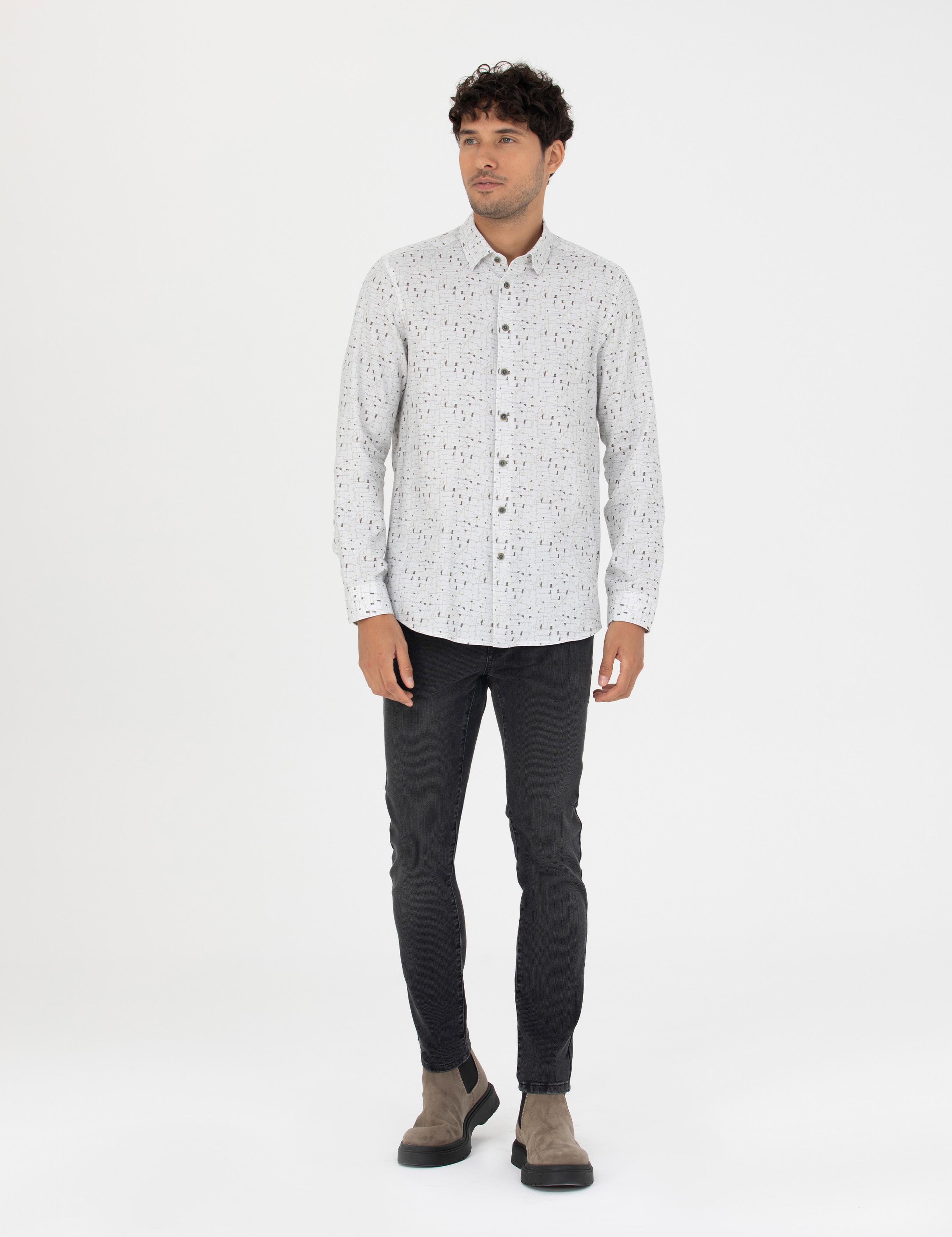 Siyah Slim Fit Jean Pantolon