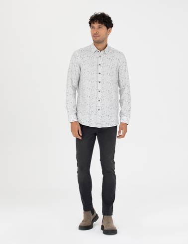 Siyah Slim Fit Jean Pantolon