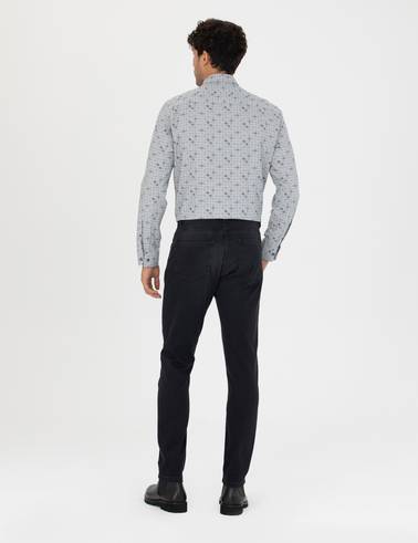 Siyah Slim Fit Jean Pantolon