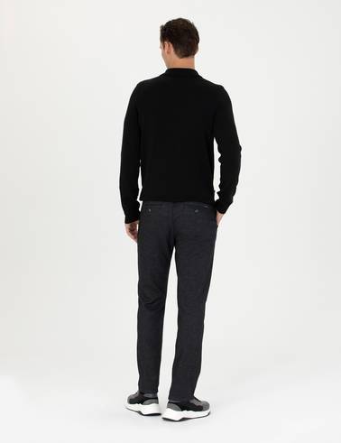 Antrasit Regular Fit Kanvas Pantolon