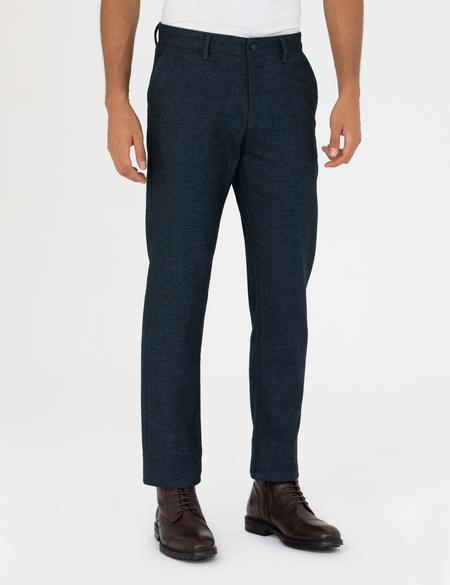 Lacivert Regular Fit Kanvas Pantolon - 50278474154