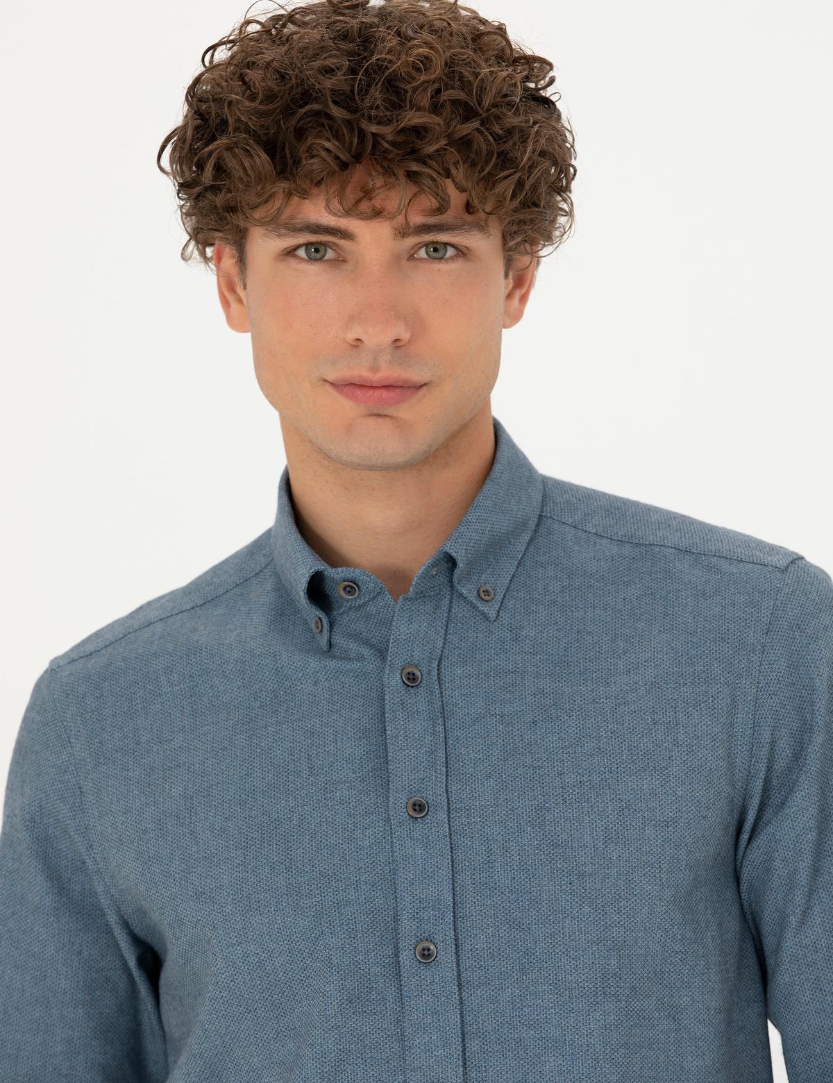 Mavi Slim Fit Uzun Kollu Gömlek - 50274660051