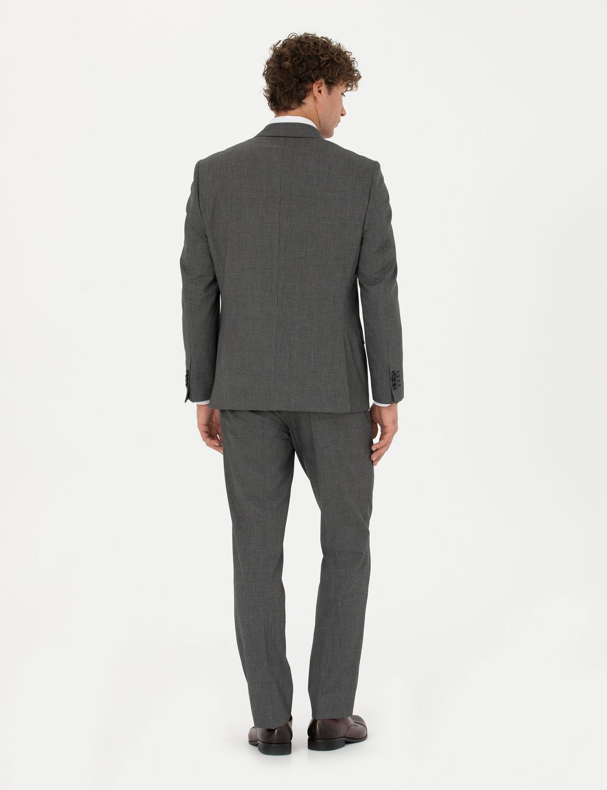 Füme Slim Fit Takım Elbise - 50273455005