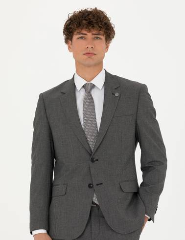 Füme Slim Fit Takım Elbise