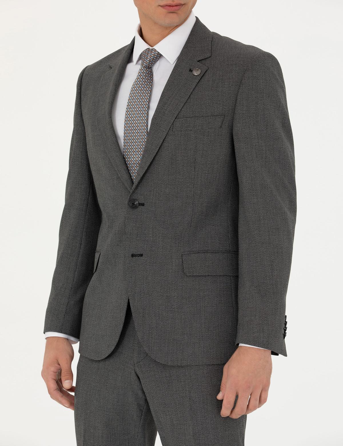 Füme Slim Fit Takım Elbise - 50273455005