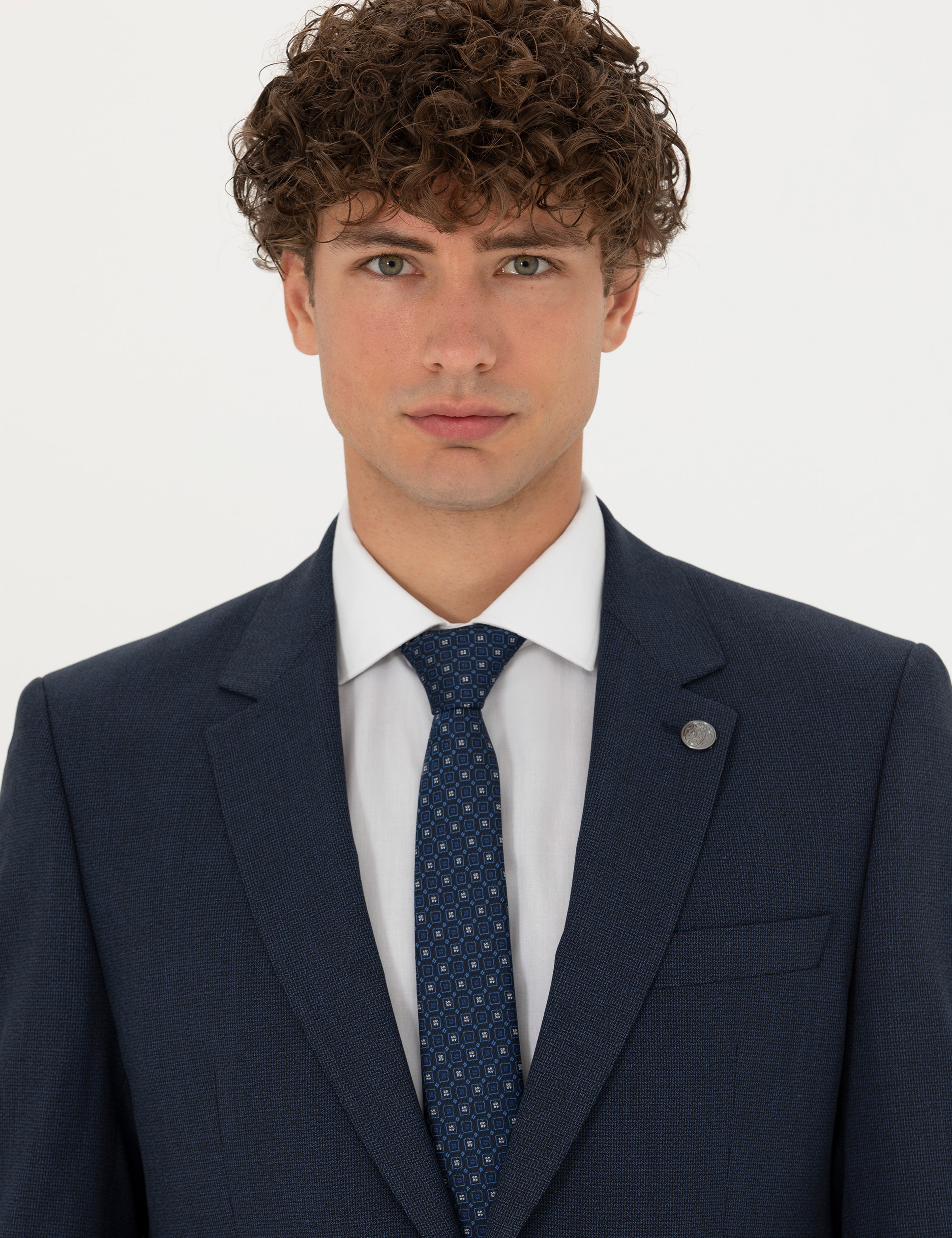 Lacivert Slim Fit Takım Elbise - Image 2