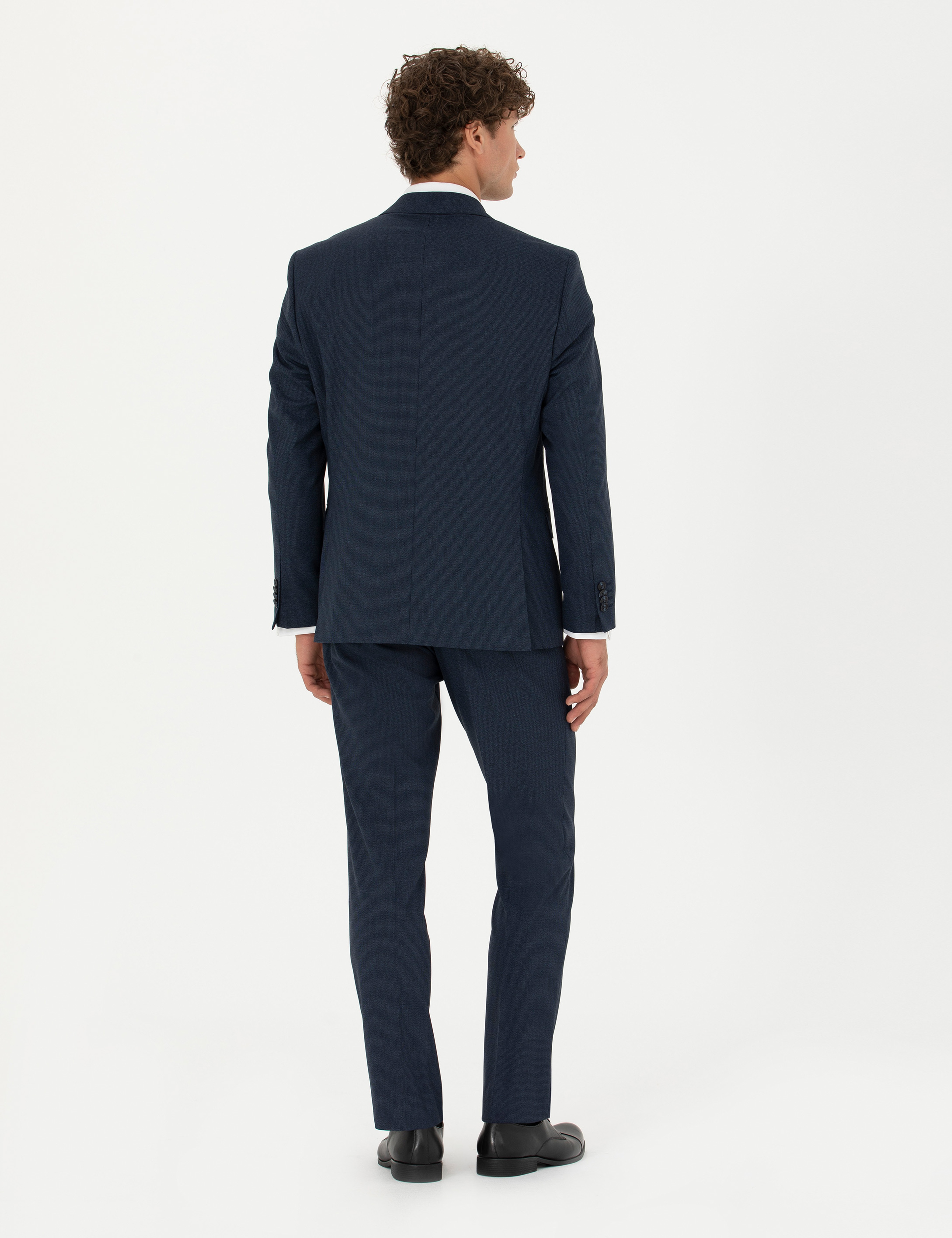Lacivert Slim Fit Takım Elbise