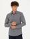 Antrasit Slim Fit Uzun Kollu Gömlek