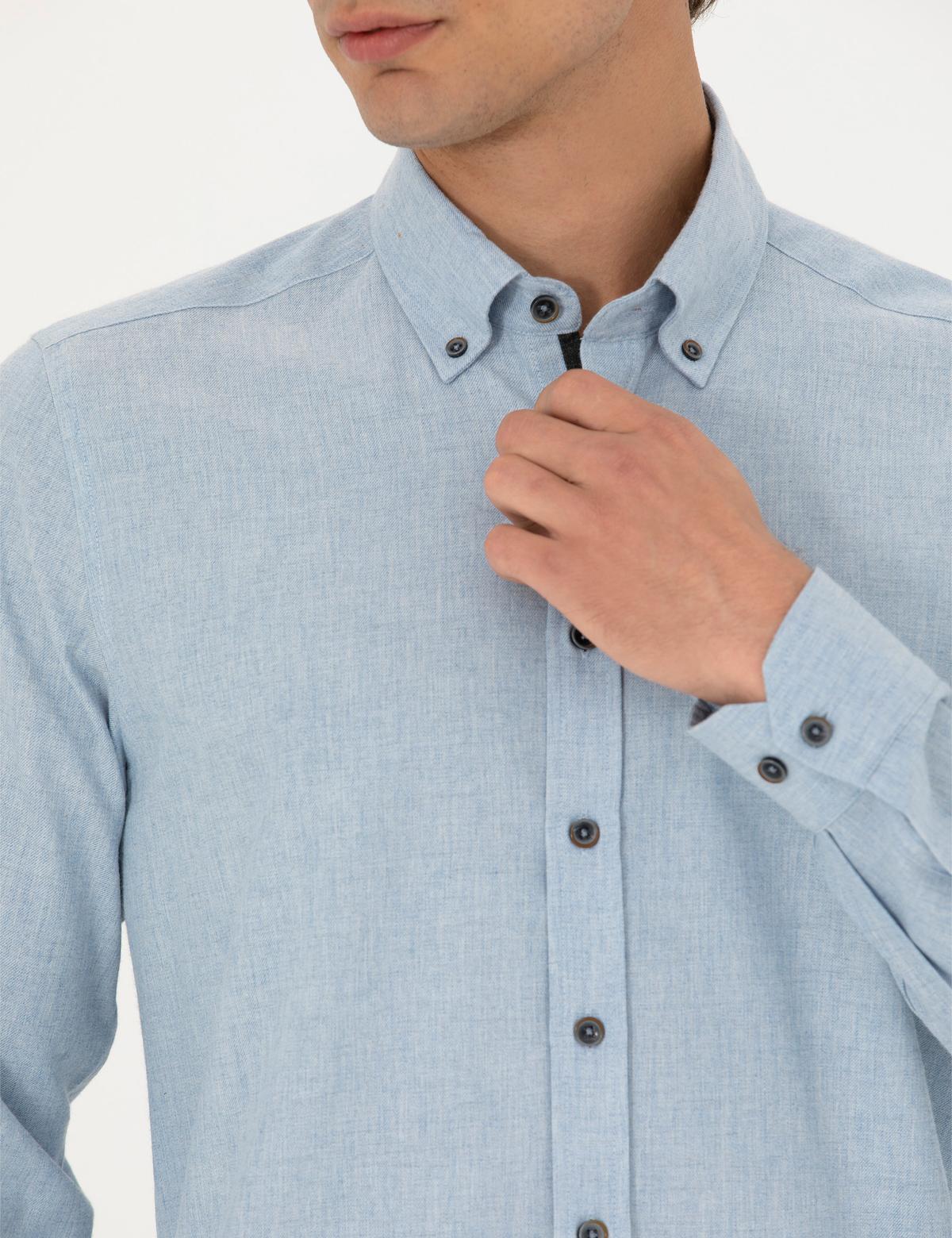 Mavi Regular Fit Uzun Kollu Gömlek - 50275625023