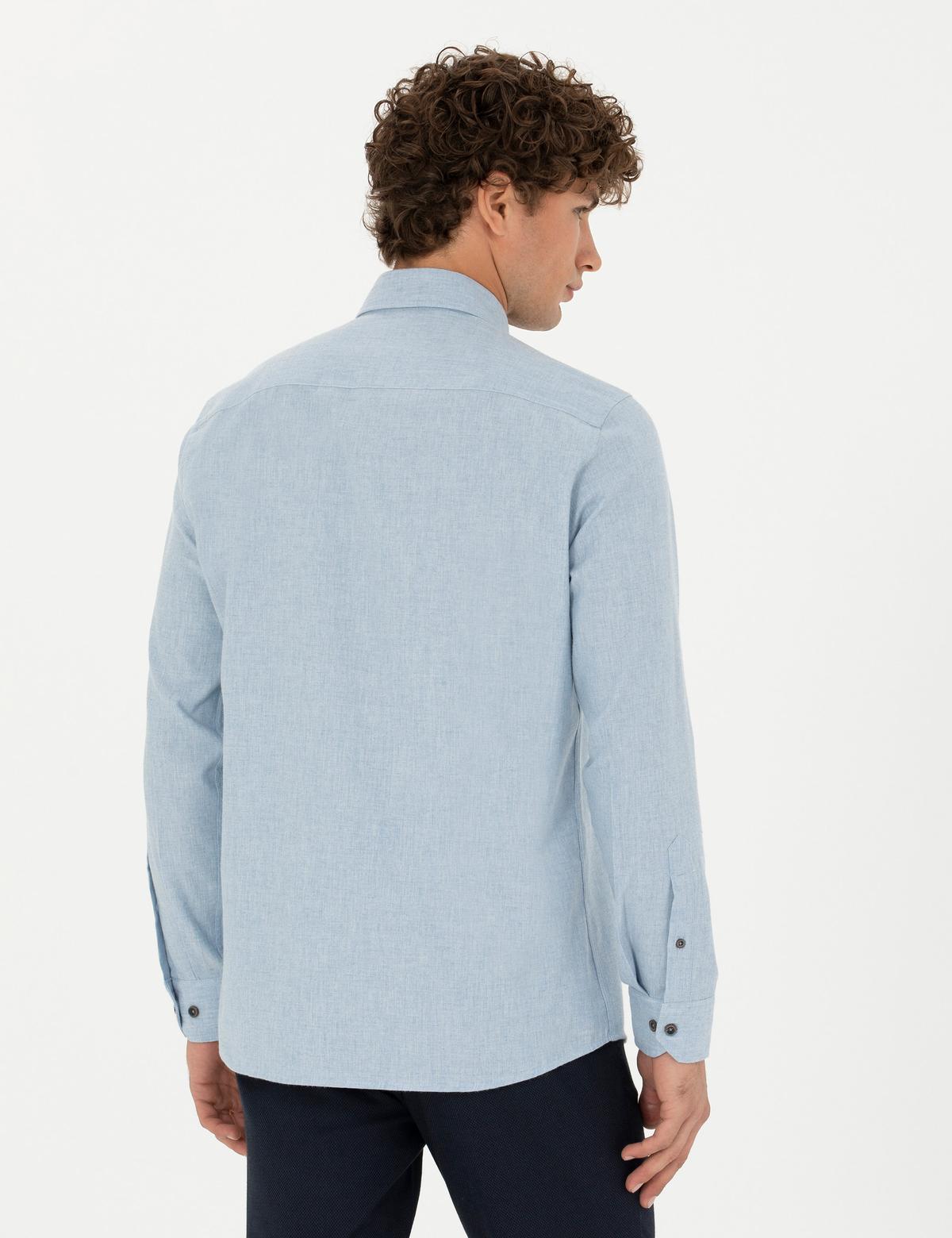 Mavi Regular Fit Uzun Kollu Gömlek - 50275625023