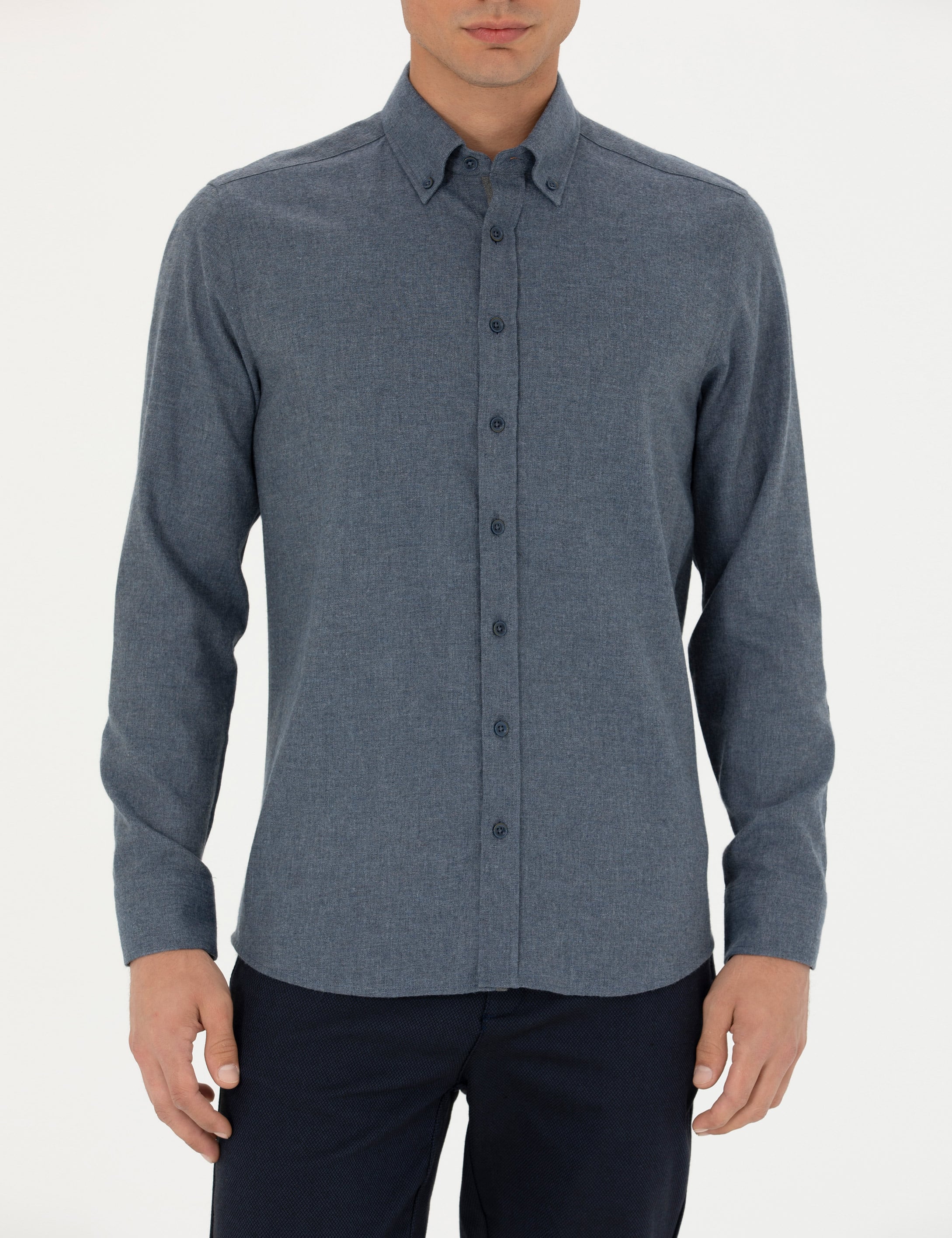 Saks Regular Fit Uzun Kollu Gömlek - Image 6