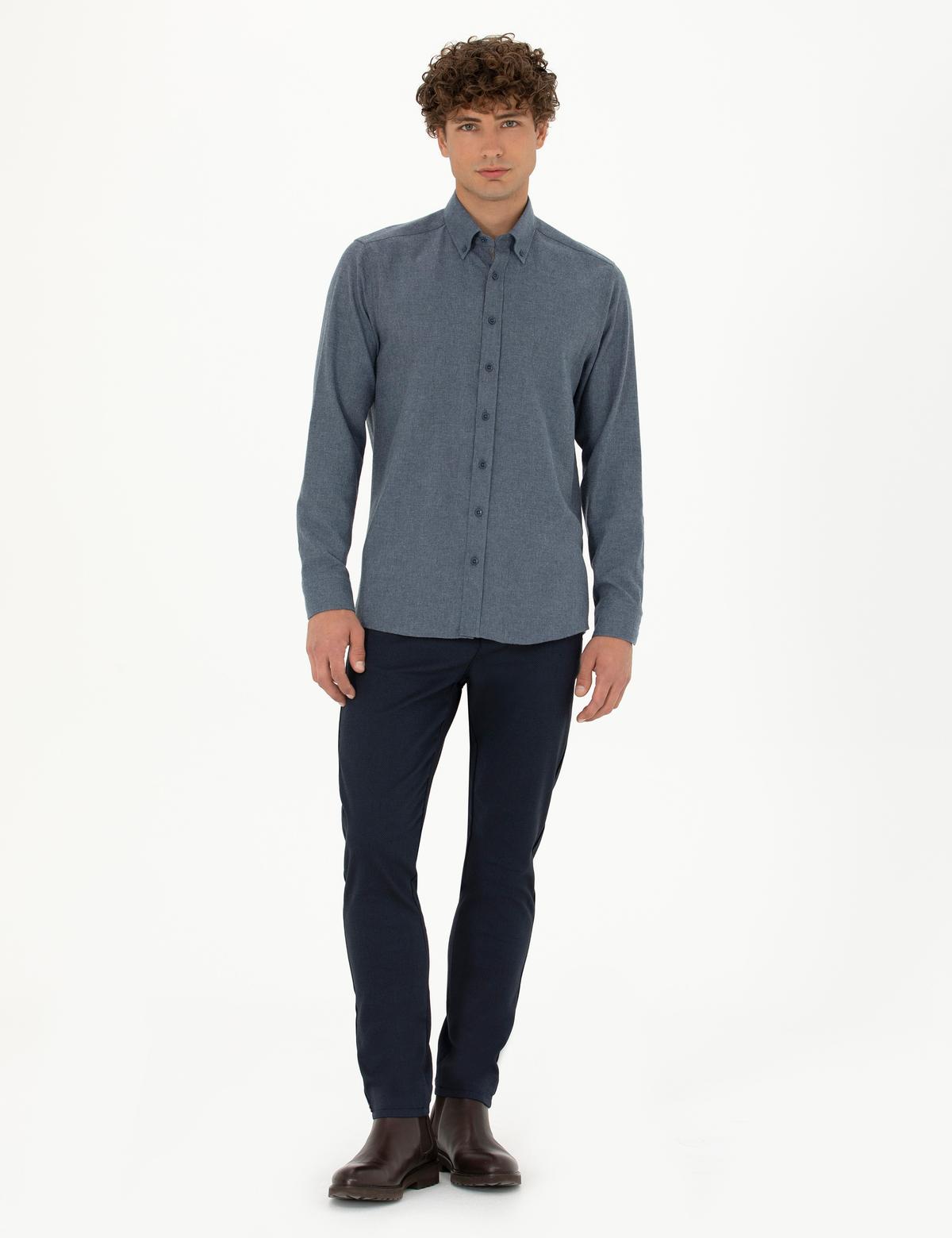 Saks Regular Fit Uzun Kollu Gömlek - 50275625063