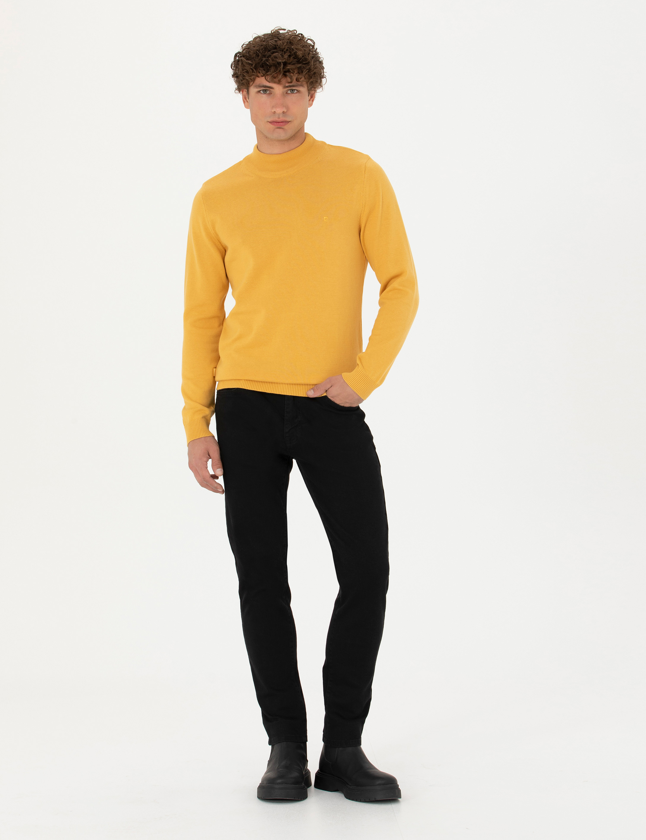 Siyah Slim Fit Jean Pantolon