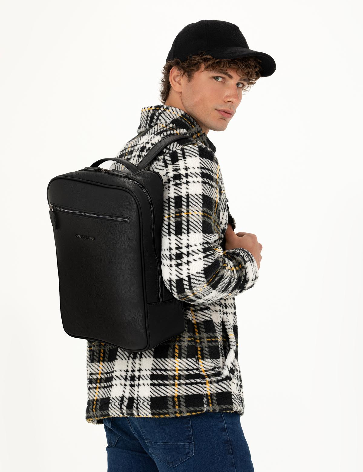 Erkek Siyah Sırt Çantası