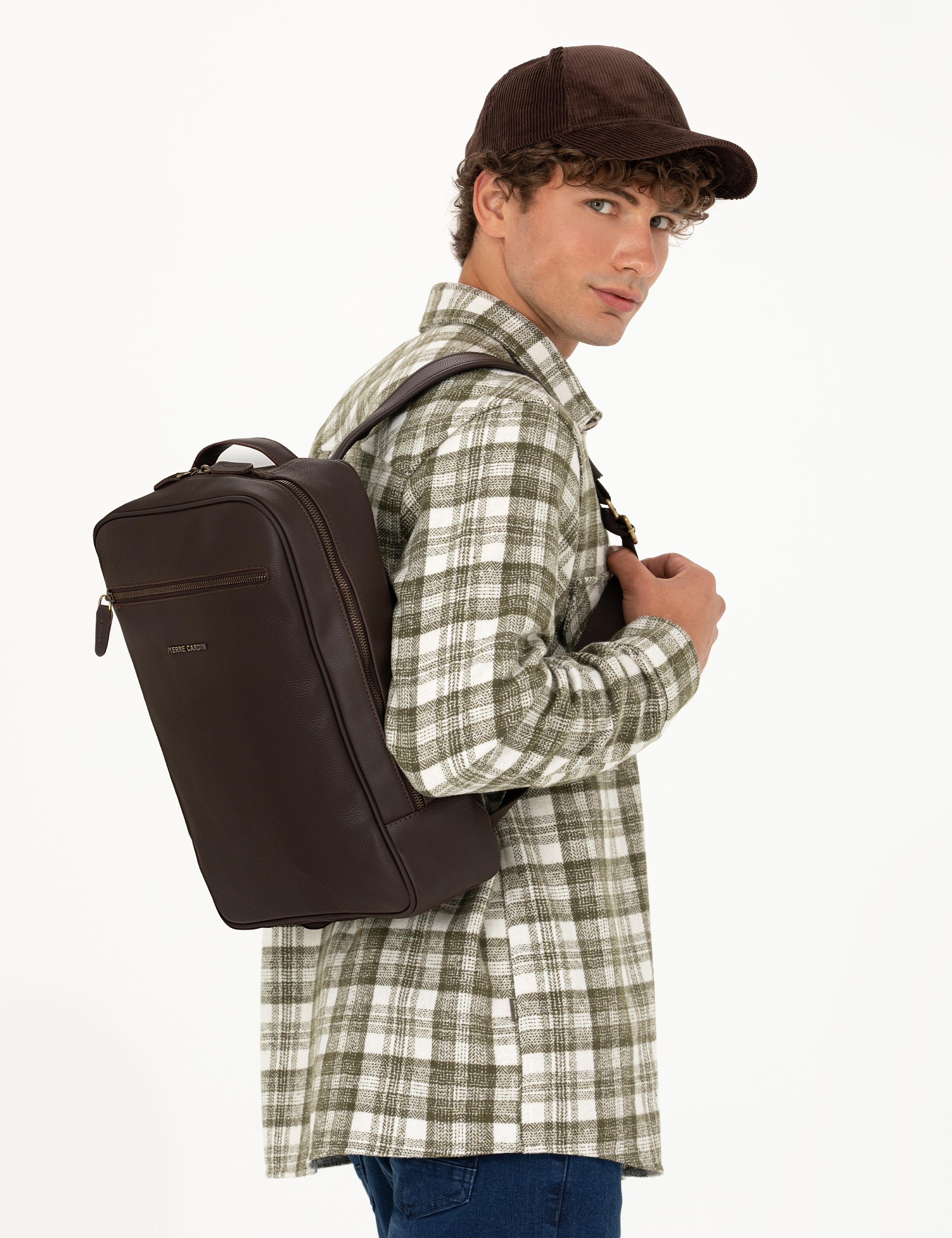 Erkek Kahverengi Sırt Çantası