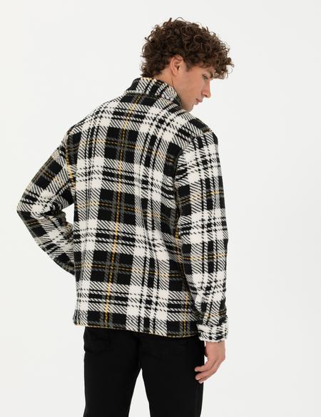 Siyah Comfort Fit Gömlek Ceket - 50276171012