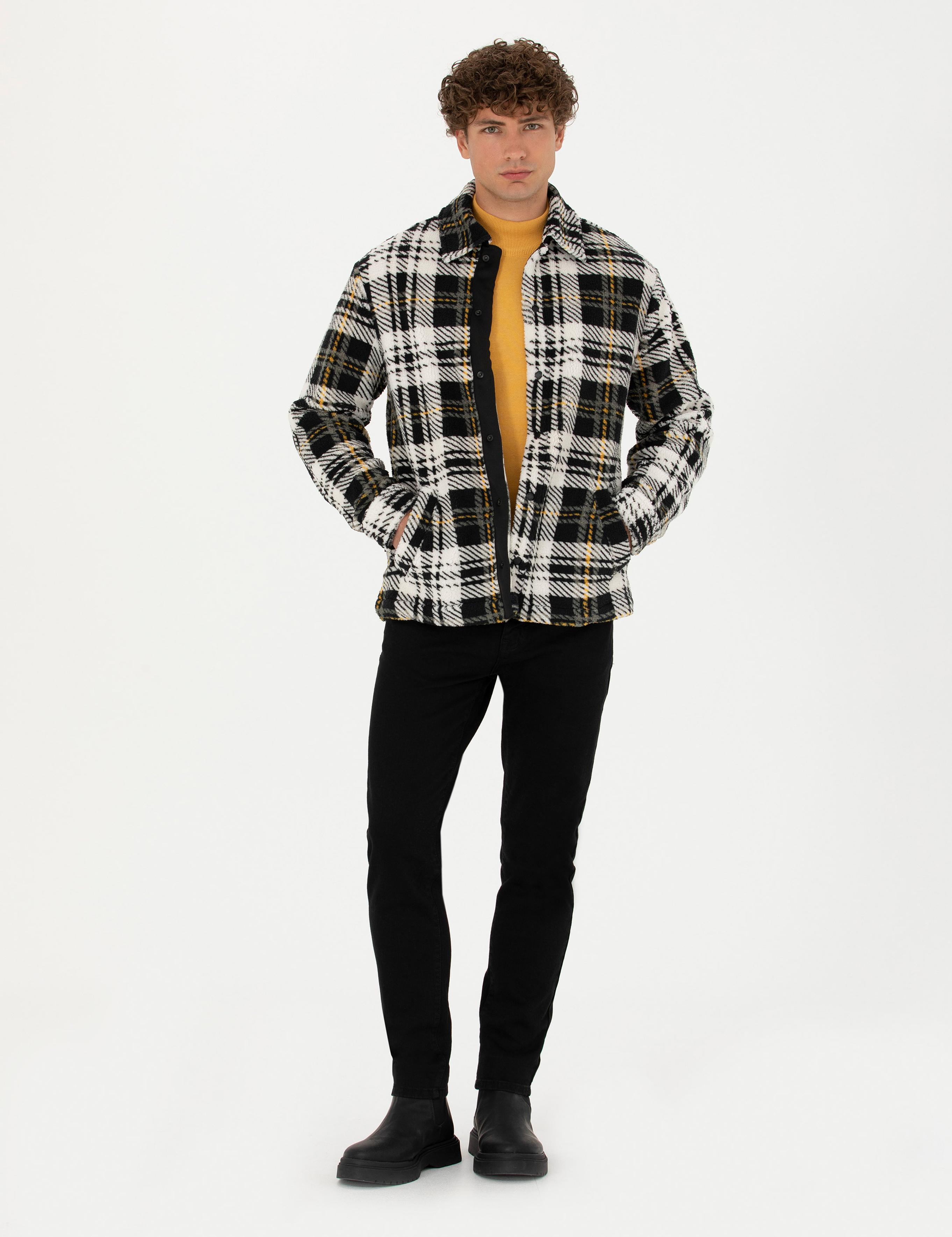 Siyah Comfort Fit Gömlek Ceket