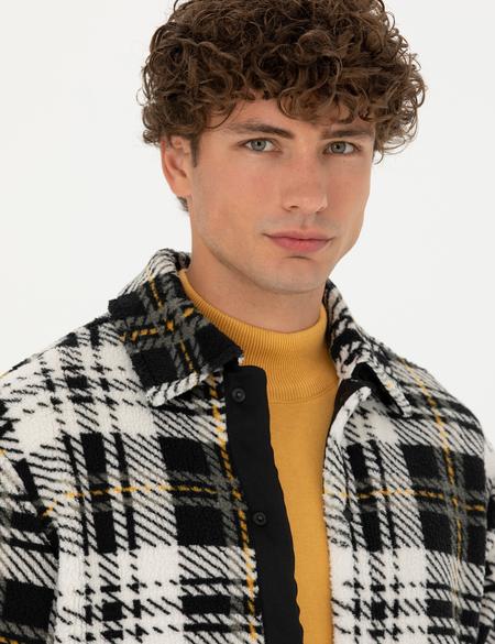 Siyah Comfort Fit Gömlek Ceket - 50276171012