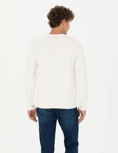 Ekru Regular Fit Sweatshirt
