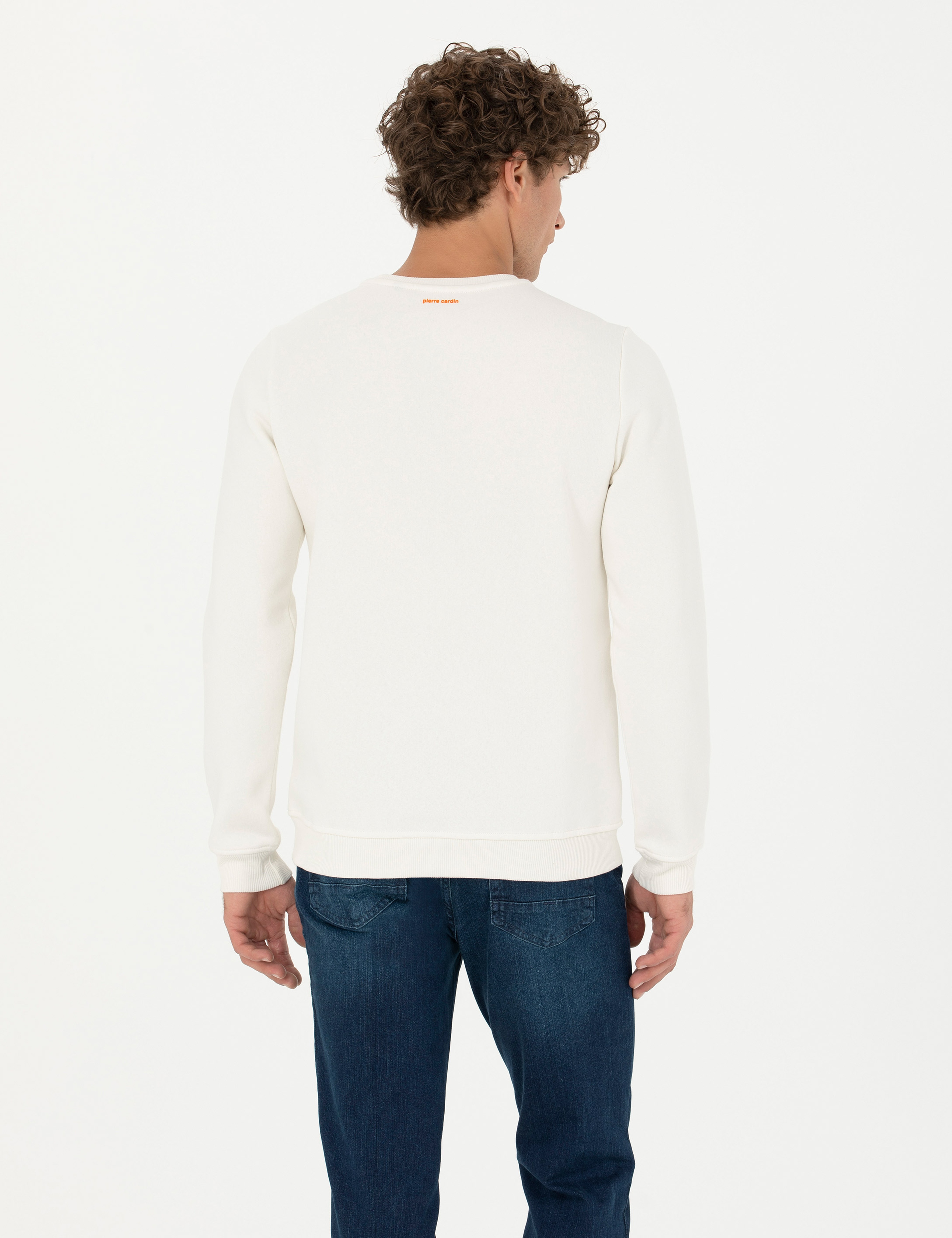 Ekru Regular Fit Sweatshirt