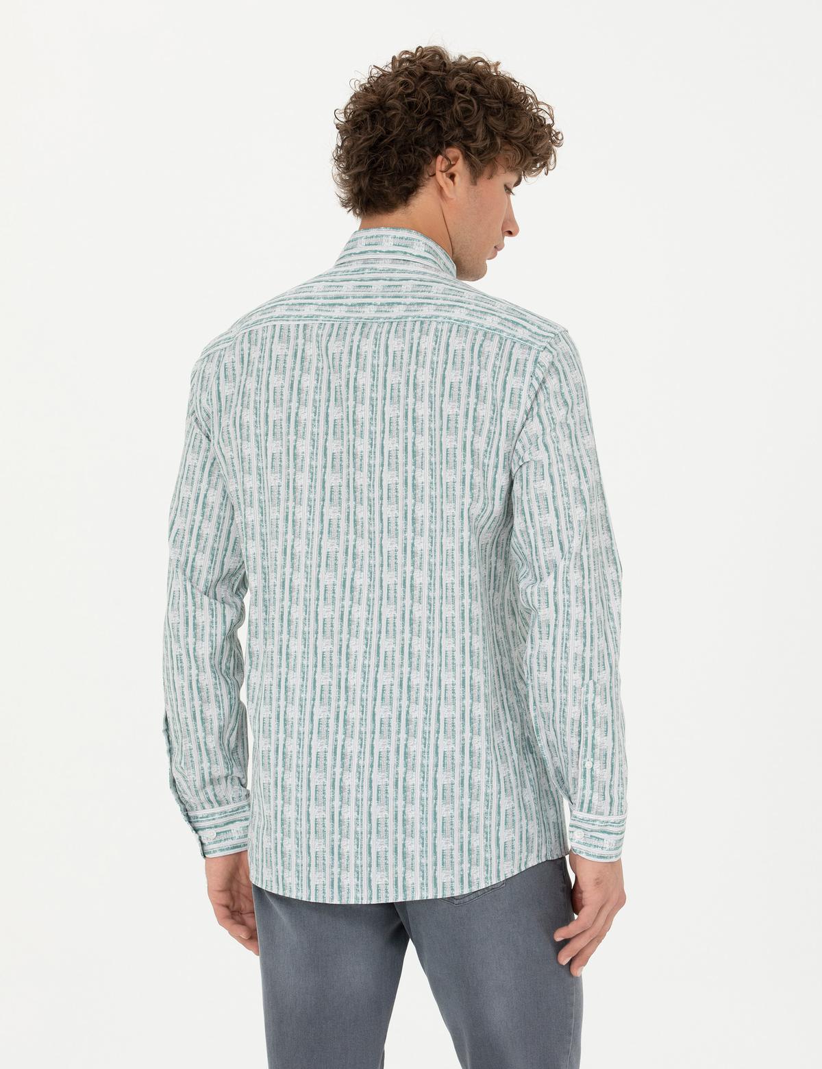 Mint Regular Fit Uzun Kollu Gömlek - 50273550006