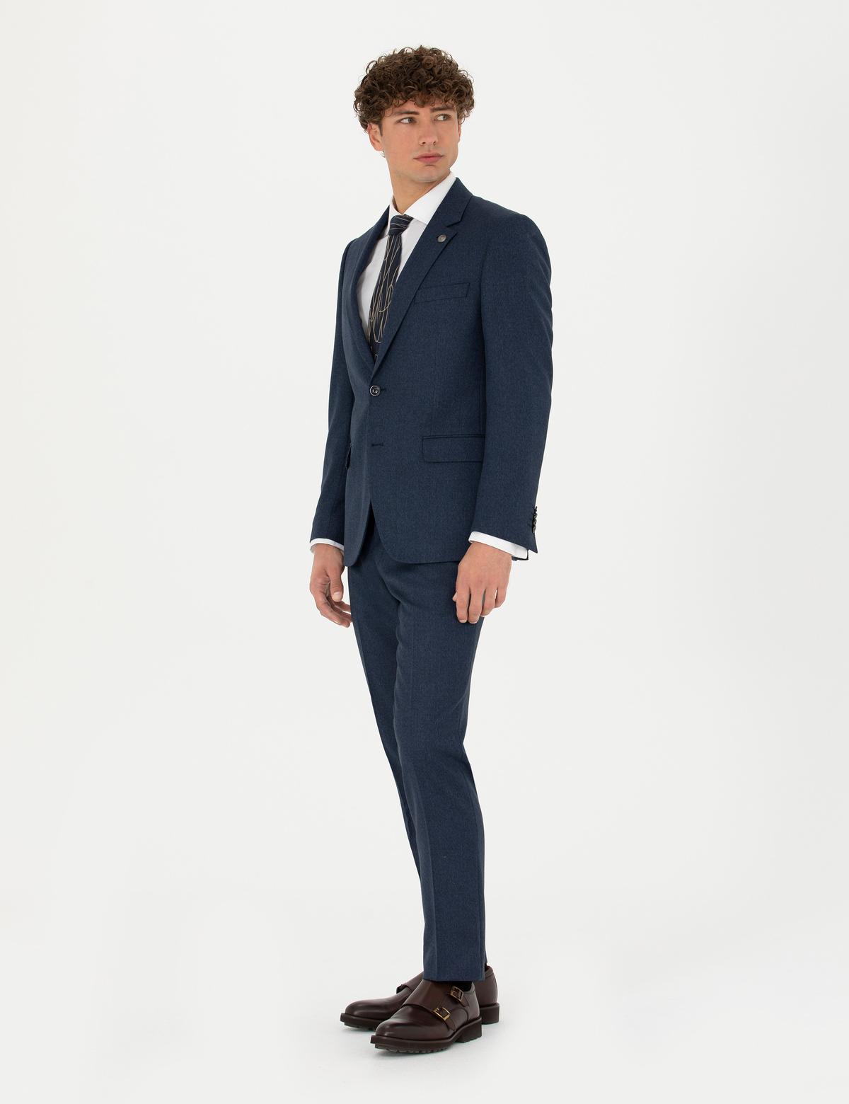 Lacivert Slim Fit Takım Elbise - 50273453044